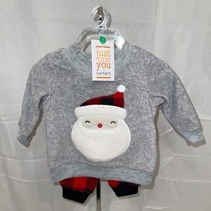 NWT Carter’s newborn Christmas Santa outfit